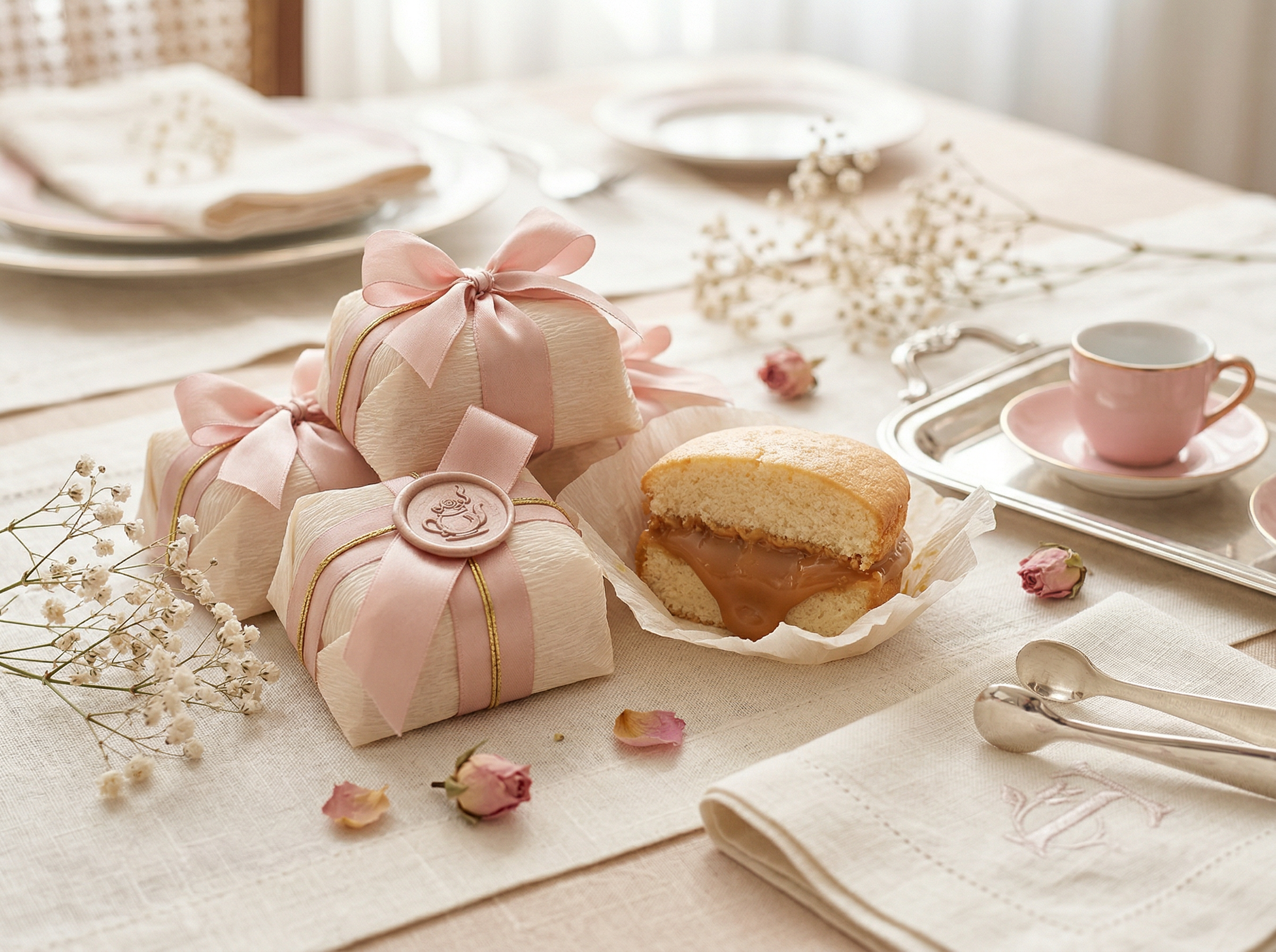 Imagem de catering elegante da Rosa Chá